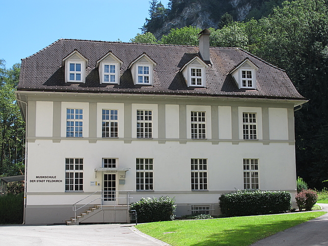 Das Gebäude der Musikschule Feldkirch